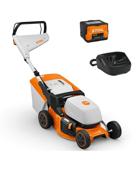 Акумулаторна косачка за трева STIHL RMA 243.3 Set, 36V, 4 Ah, 1200W, 41 см., 52 л