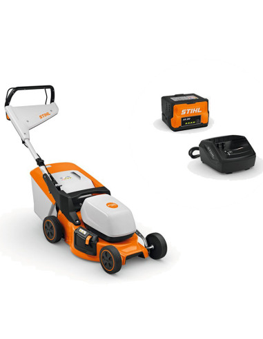Акумулаторна косачка за трева STIHL RMA 248.3 Set, 36V, 4 Ah, 1200W, 46 см., 55 л