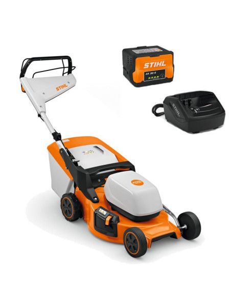 Акумулаторна косачка за трева STIHL RMA 253.3 T Set, 36V, 5 Ah, 1250W, 51 см., 55 л