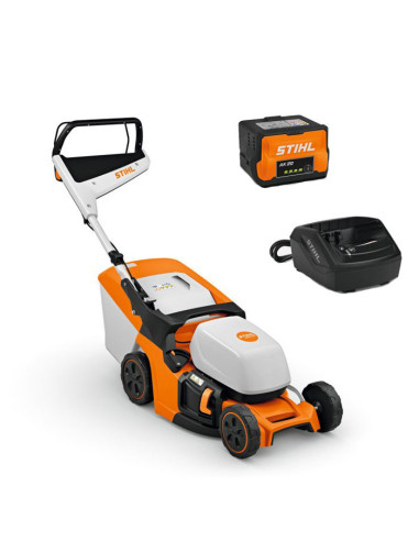Акумулаторна косачка за трева STIHL RMA 443.3 Set, 36V, 4 Ah, 1200W, 41 см., 52 л
