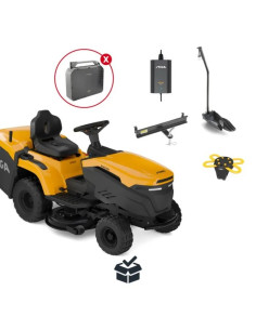 Акумулаторна тракторна косачка за трева STIGA Estate 384e SOLO, 56V, 4500W, 84 см 2