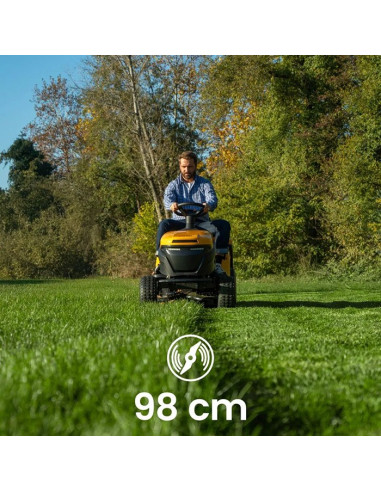 Акумулаторна тракторна косачка за трева STIGA ESTATE 598e SOLO, 4500W, 56V, 98 см