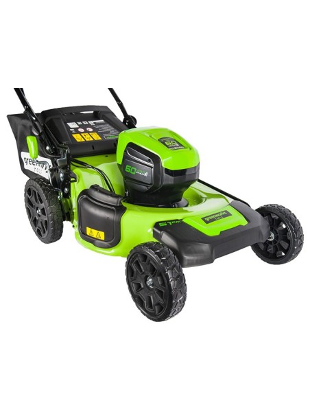 Акумулаторна косачка GreenWorks GD60LM51HP
