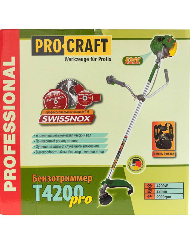 Моторна коса PROCRAFT T4200