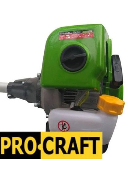 Моторна коса PROCRAFT T4350, 52 куб.см., 2 к.с., 415 мм., 1.2 л