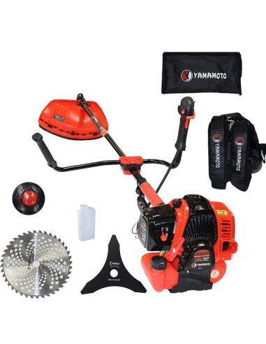 Моторна коса YAMAMOTO YBC-57, 1750W/2.4к.с., 52 куб.см., 42 см., 7.6 кг