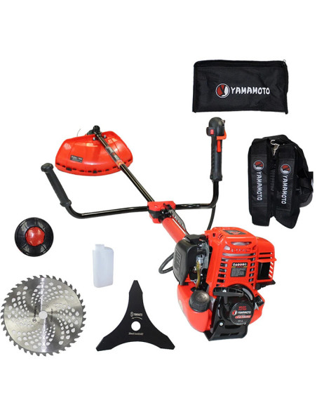Моторна коса YAMAMOTO YM-5600, 1000W/1.4к.с., 37.7 куб.см., 42 см., 8.3 кг