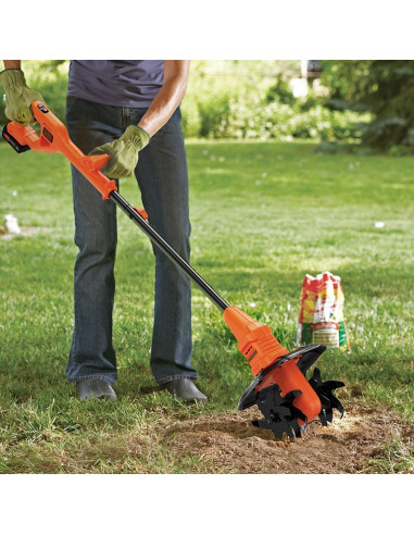 Акумулаторна фреза - култиватор BLACK+DECKER BETL1820L-QW Set, 18V, 2 Ah, 20 см
