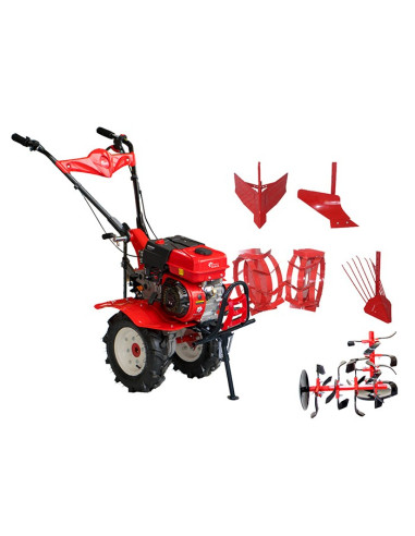 Мотофреза GardenMax 1G-75 Set, 208 куб.см., 7 к.с.,  100 см