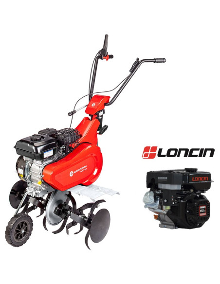 Мотофреза EUROSYSTEMS EURO 5 EVO 2+1 - Loncin TM60, 182 куб.см., 4.2 к.с., 50/75 см