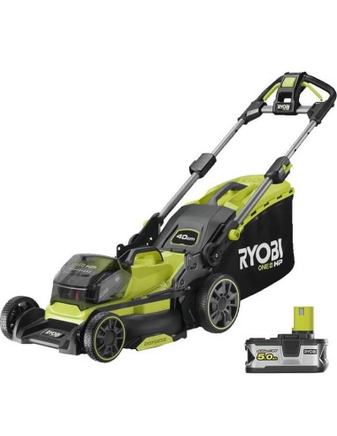 Акумулаторна косачка за трева RYOBI RY18LMX40B-150, 18V, 5Ah, 40 см., 50 л