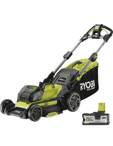 Акумулаторна косачка за трева RYOBI RY18LMX40B-150, 18V, 5Ah, 40 см., 50 л