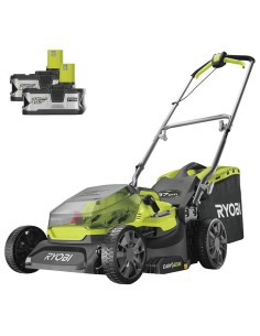 Акумулаторна косачка за трева RYOBI RY18LM37A-240, 18V, 2x4Ah, 37 см., 45 л