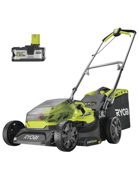 Акумулаторна косачка за трева RYOBI RY18LMX37A-150, 18V, 5Ah, 37 см., 45 л