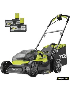 Акумулаторна косачка за трева - хибрид RYOBI RY18LMH37A-250, 18V, 2 x 5Ah, 37 см., 45 л