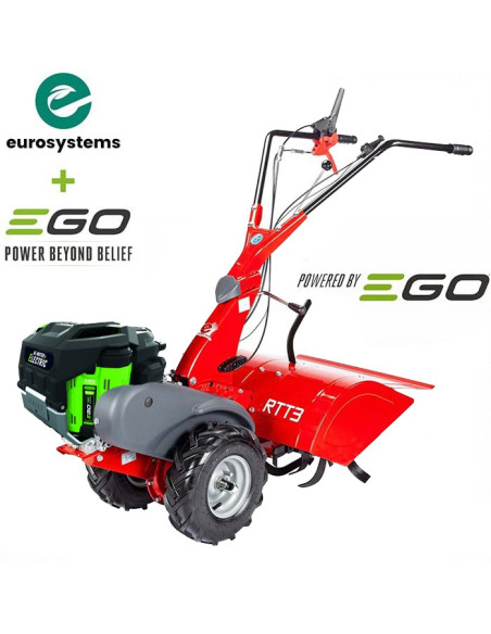 Акумулаторен мотокултиватор EUROSYSTEMS eRtt3 S/R EGOpower+ SOLO, 56V, 3000W, 60 см