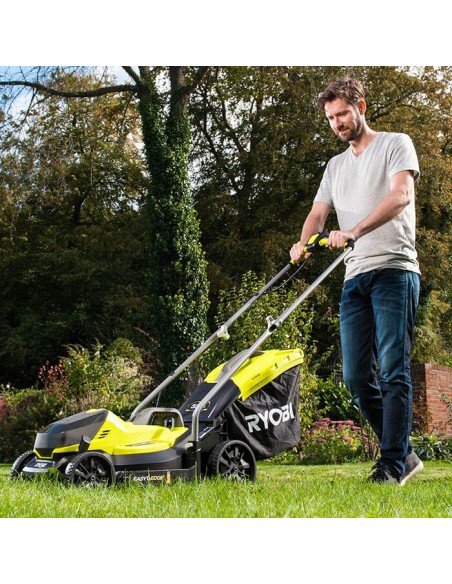 Акумулаторна косачка за трева RYOBI OLM1833B, 18V, 33 см., 35 л