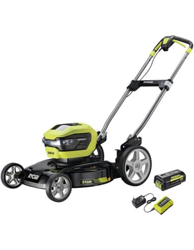 Акумулаторна косачка за трева RYOBI RY36LMMX51A-140, 36V, 4Ah, 51 см.