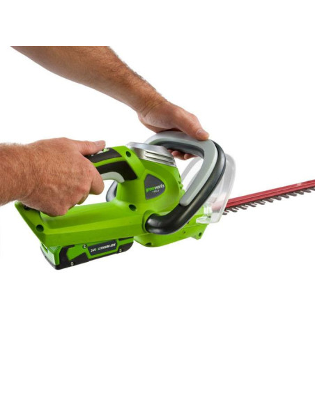 Акумулаторен храсторез GreenWorks G24HT51K2 SET