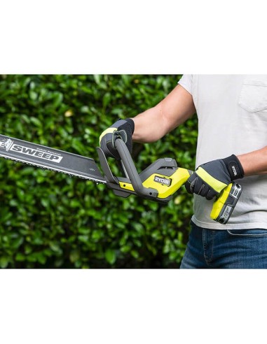 Акумулаторен храсторез RYOBI RY18HT55A-120, 18V, 2Ah, 55 см