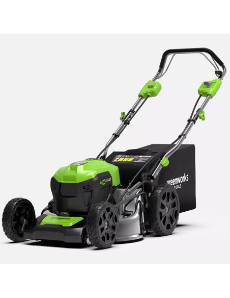 Акумулаторна косачка за трева - самоходна GreenWorks GD48LM46SP, 48V, 4Ah, 46 см