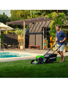 Акумулаторна косачка за трева - самоходна GreenWorks GD48LM46SP, 48V, 4Ah, 46 см 2