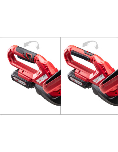 Акумулаторен храсторез RAIDER RDP-SHT20 Set, 20V, 2 Ah, 2200 об/мин., 56 см