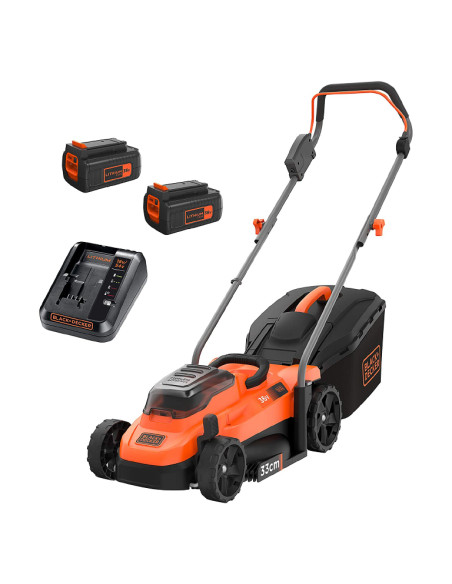 Акумулаторна косачка за трева BLACK+DECKER BCMW3336L2, 36V, 2x2.5Ah, 33 см., 35 л