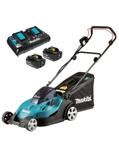 Акумулаторна косачка за трева MAKITA DLM382PM2, 36V, 2x4 Ah, 40 л., 32 см