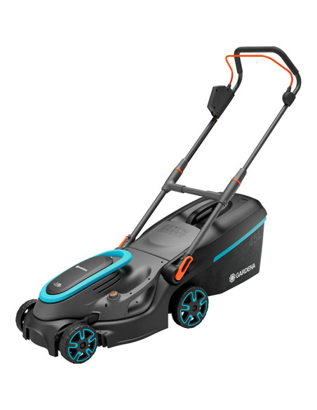 Акумулаторна косачка за трева GARDENA PowerMax 37/36V P4A Set, 18+18V, 2x4 Ah, 37 см., 45 л