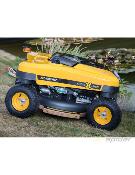 Акумулаторна косачка за трева с радио управление SPIDER eCROSS LINER, 50.4V, 1500W+2800W, 61 см