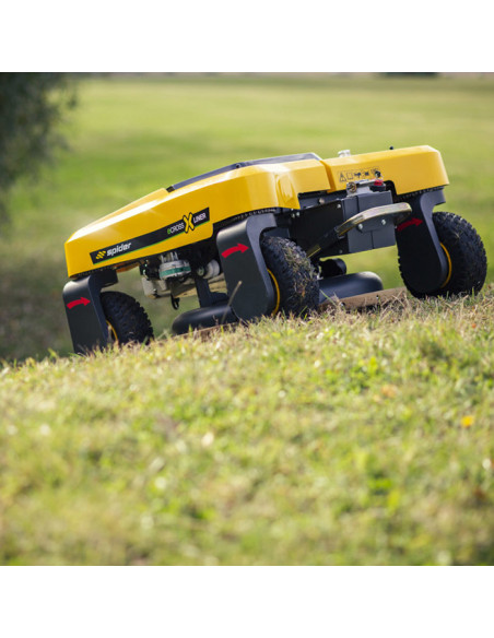 Акумулаторна косачка за трева с радио управление SPIDER eCROSS LINER, 50.4V, 1500W+2800W, 61 см