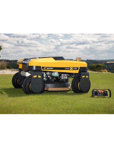 Акумулаторна косачка за трева с радио управление SPIDER eCROSS LINER, 50.4V, 1500W+2800W, 61 см