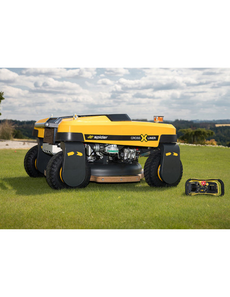 Акумулаторна косачка за трева с радио управление SPIDER eCROSS LINER, 50.4V, 1500W+2800W, 61 см