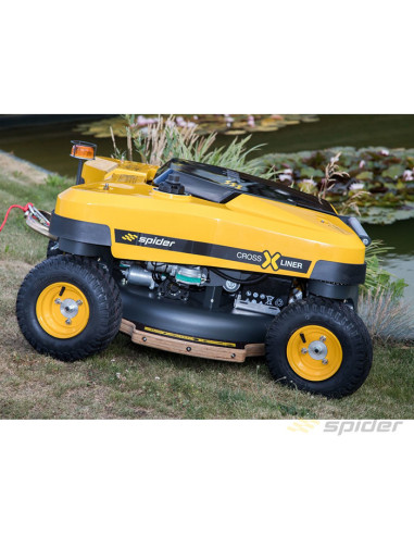 Акумулаторна косачка за трева със скид и радио управление SPIDER eCROSS LINER SK, 50.4V, 1500W+2800W, 61 см