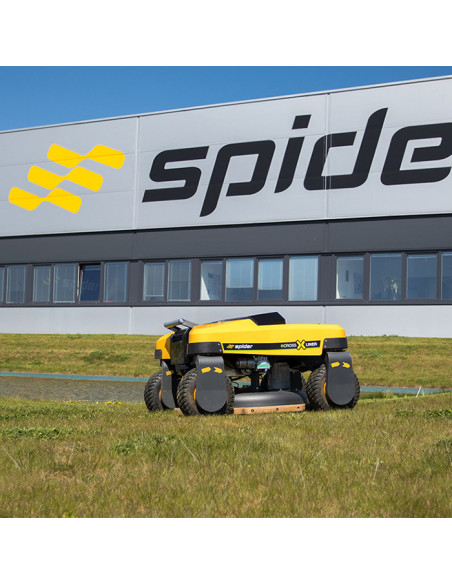 Акумулаторна косачка за трева със скид и радио управление SPIDER eCROSS LINER SK, 50.4V, 1500W+2800W, 61 см
