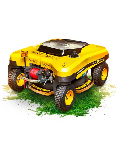 Акумулаторна косачка за трева със скид и радио управление SPIDER eCROSS LINER Set, 50.4V, 1500W+2800W, 61 см
