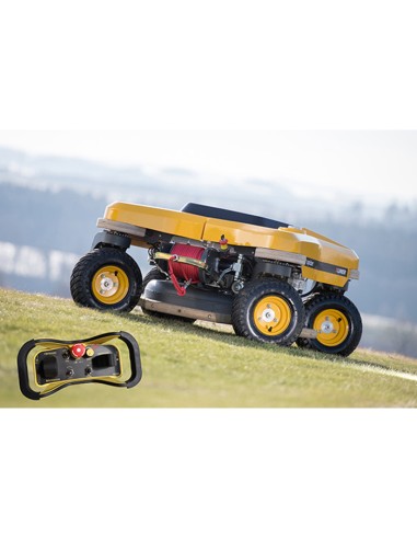 Акумулаторна косачка за трева със скид и радио управление SPIDER eCROSS LINER Set, 50.4V, 1500W+2800W, 61 см