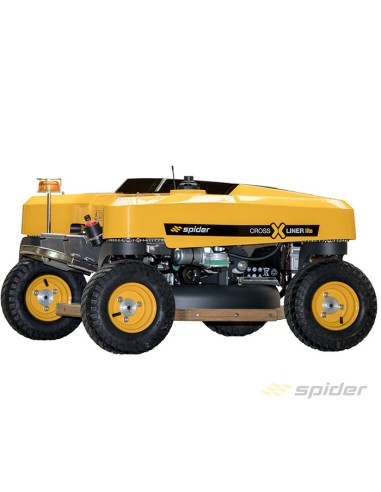 Акумулаторна косачка за трева със скид и радио управление SPIDER eCROSS LINER Set, 50.4V, 1500W+2800W, 61 см