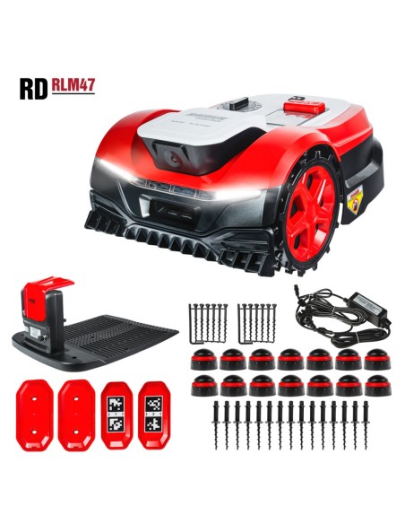Косачка робот RAIDER RD-RLM47, 1000 кв.м., 20V, 4 Ah, 22 см