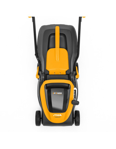 Акумулаторна косачка за трева STIGA Collector 136e Kit, 20V, 550W, 2x2 Ah, 34 см., 35 л