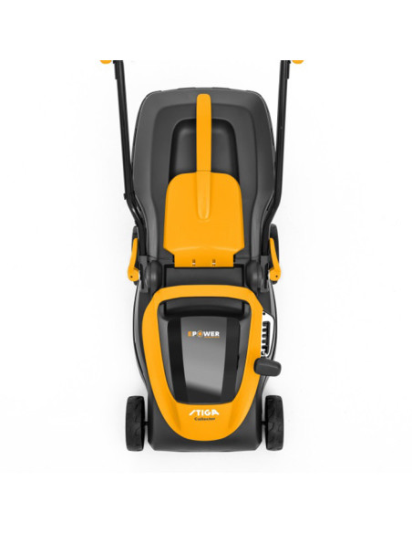 Акумулаторна косачка за трева STIGA Collector 136e Kit, 20V, 550W, 2x2 Ah, 34 см., 35 л