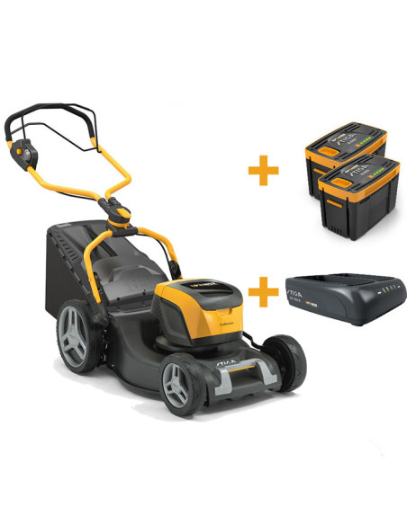 Акумулаторна косачка за трева - самоходна STIGA Collector 548e S Kit, 48V, 1500W, 2x4 Ah, 46 см., 60 л