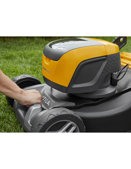 Акумулаторна косачка за трева - самоходна STIGA Collector 548e S Kit, 48V, 1500W, 2x4 Ah, 46 см., 60 л