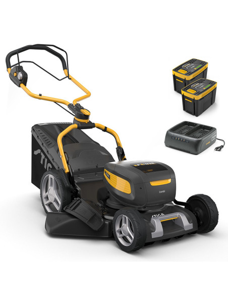 Акумулаторна косачка за трева - самоходна STIGA Combi 753e V Kit, 48V, 1500W, 2x7.5 Ah, 51 см., 60 л