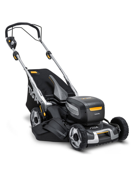 Акумулаторна косачка за трева - самоходна STIGA Twinclip 950e V Kit, 48V, 2200W, 2x7.5 Ah, 48 см., 70 л