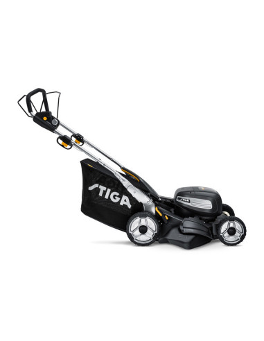 Акумулаторна косачка за трева - самоходна STIGA Twinclip 950e V Kit, 48V, 2200W, 2x7.5 Ah, 48 см., 70 л
