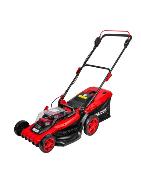 Акумулаторна косачка за трева RAIDER RDP-HBLM20 R20 SOLO, 2x20V, 42 см., 50 л