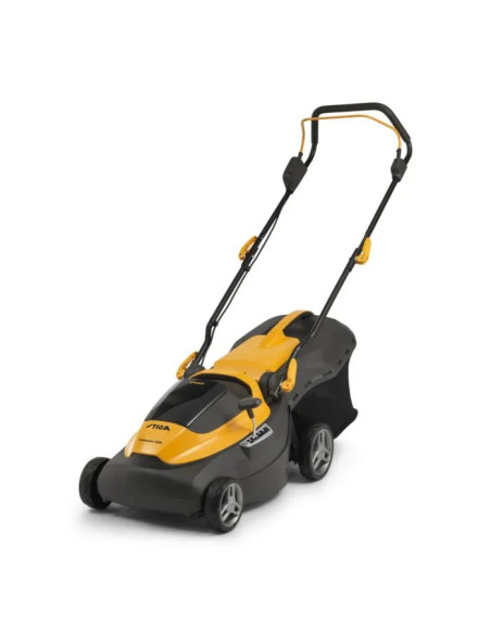 Акумулаторна косачка за трева STIGA Collector 140e Kit, 20V, 550W, 2x4 Ah, 38 см., 40 л
