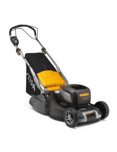 Акумулаторна косачка за трева - самоходна STIGA Twinclip 950e VR Kit, 48V, 2200W, 2x7.5 Ah, 48 см., 80 л